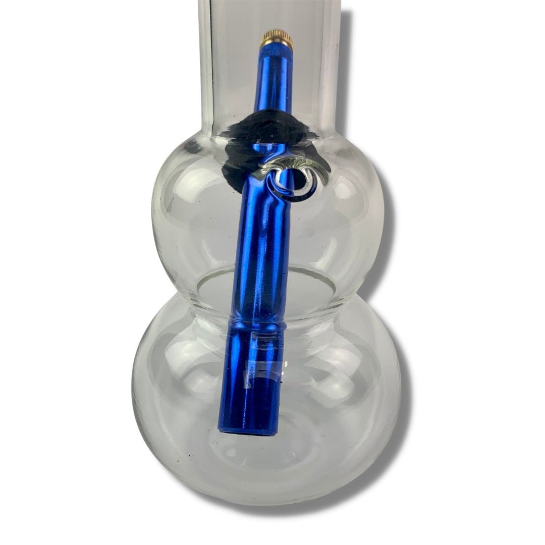 Just Smoke Double Bubble 20cm Bonza Bong - The Bong Baron