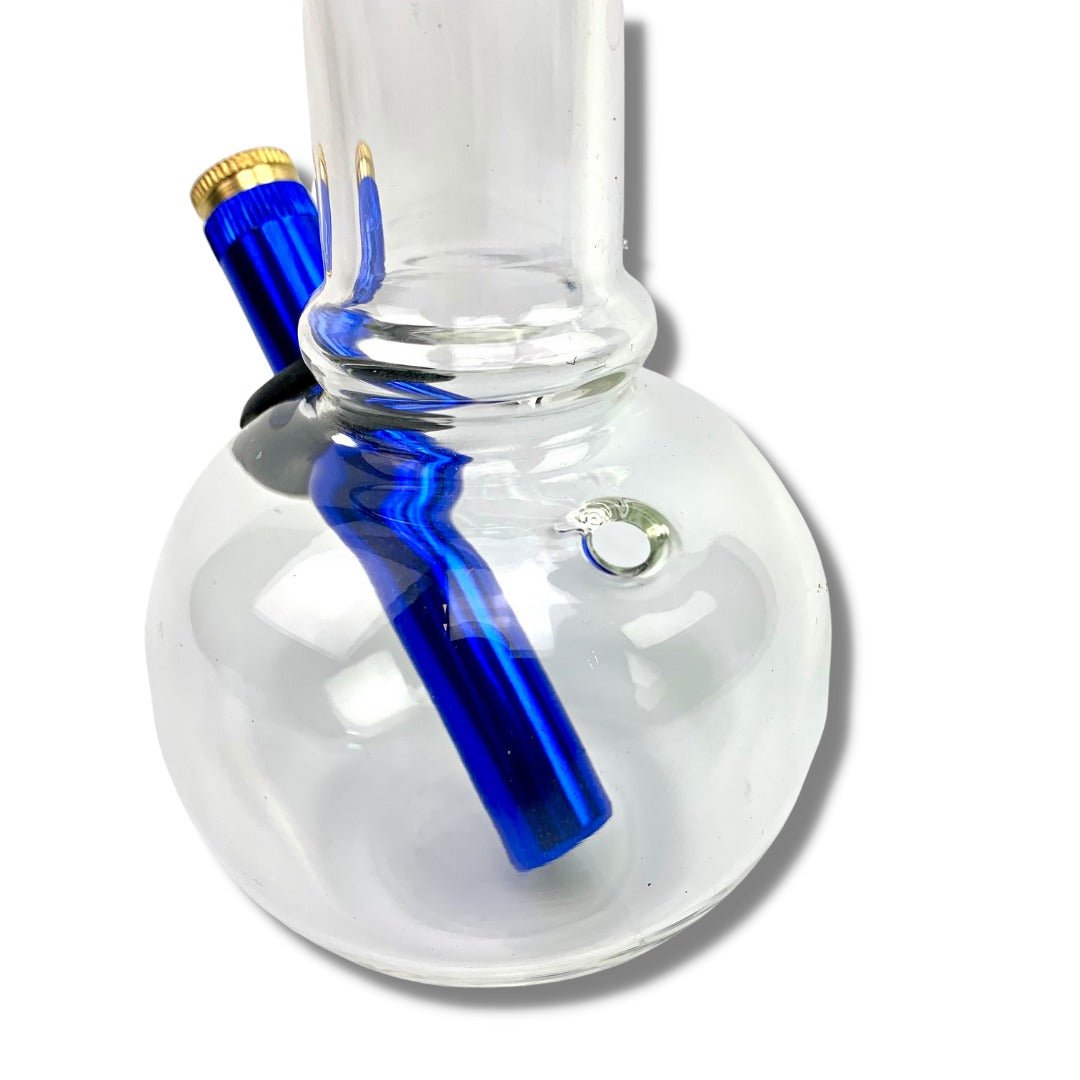Just Smoke Glass Bonza Bong 18cm - The Bong Baron