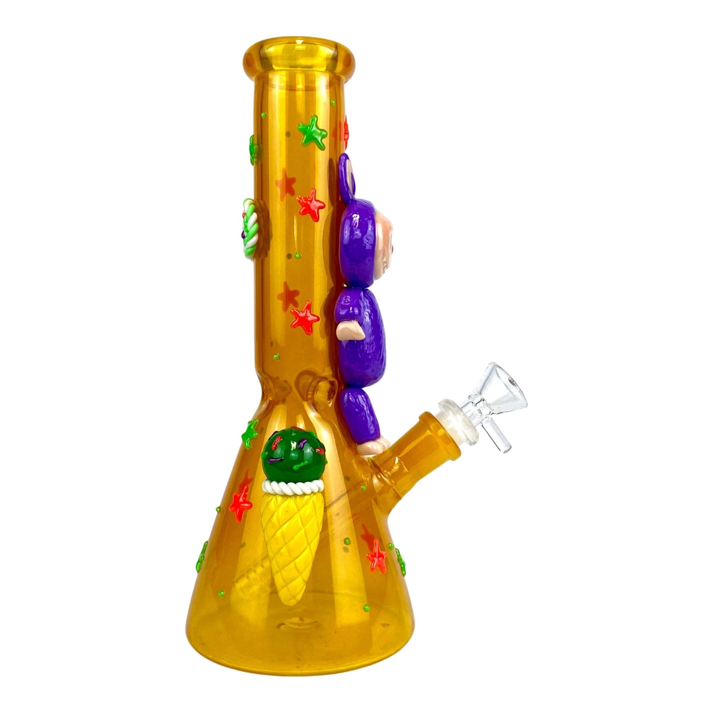 Labubu 3D Beaker Bong 25cm Yellow - The Bong Baron