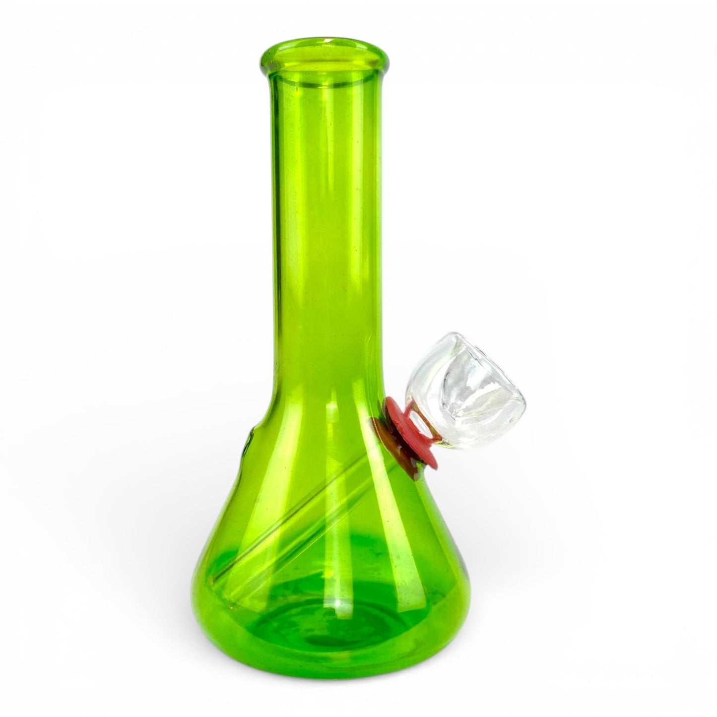 Mini Beaker Bong 12cm Green - The Bong Baron