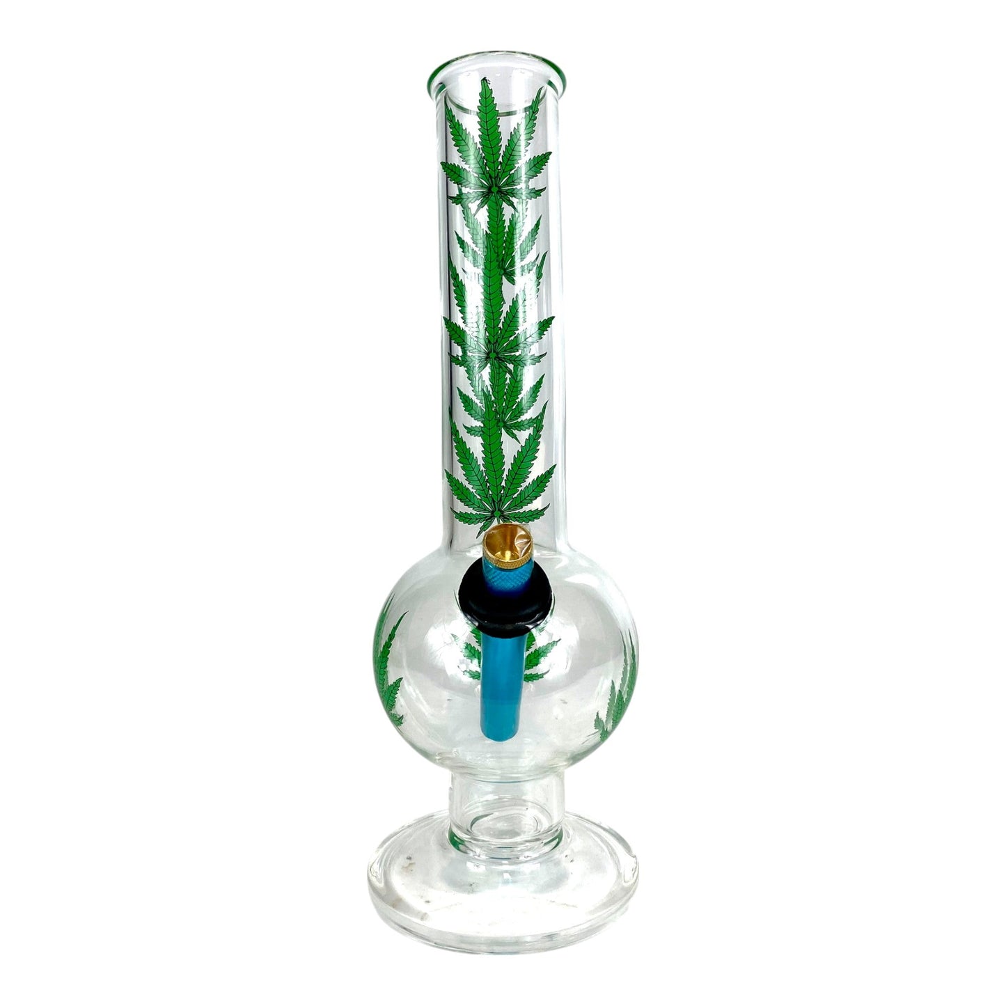 MJ Leaf Bubble Bong 30cm - The Bong Baron