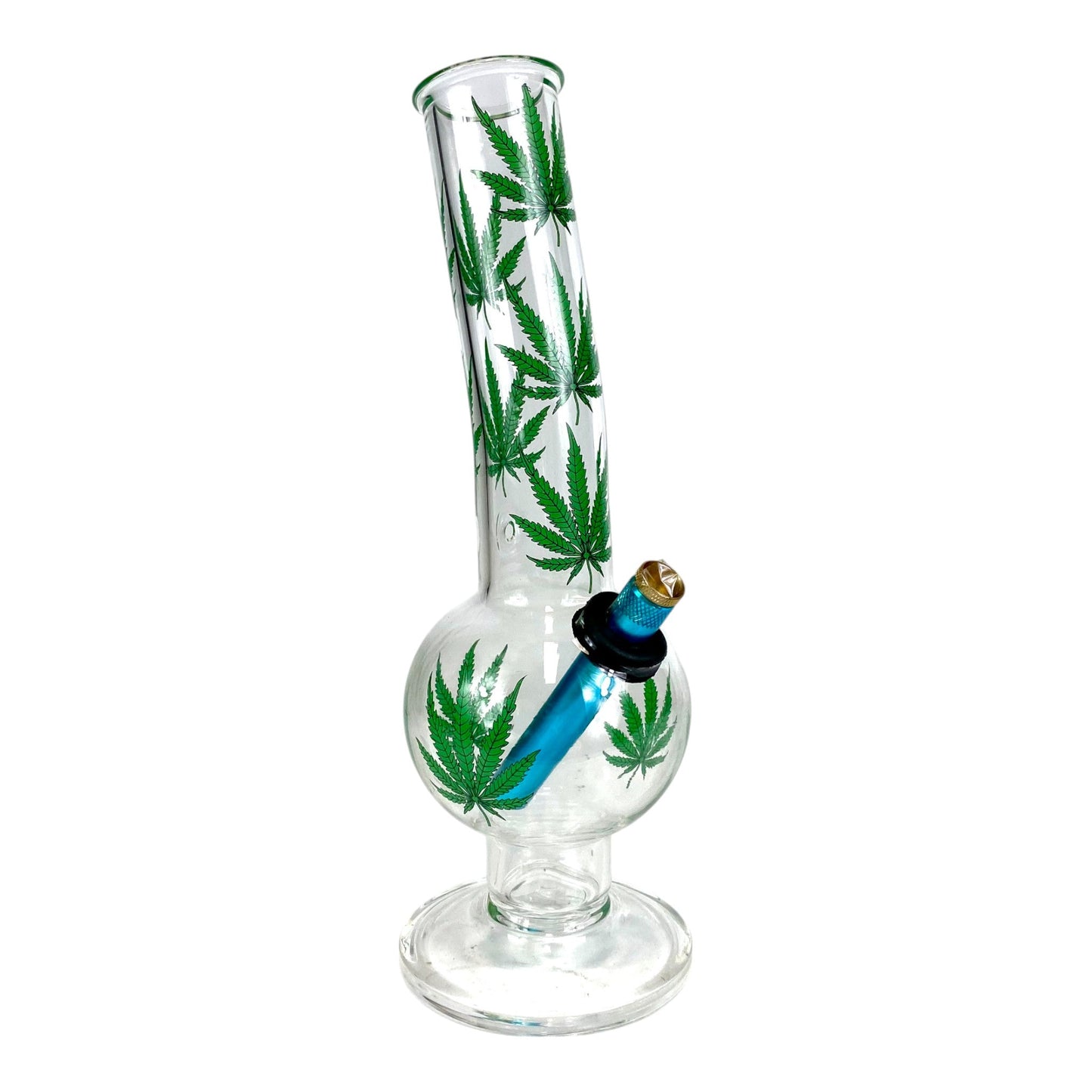 MJ Leaf Bubble Bong 30cm - The Bong Baron