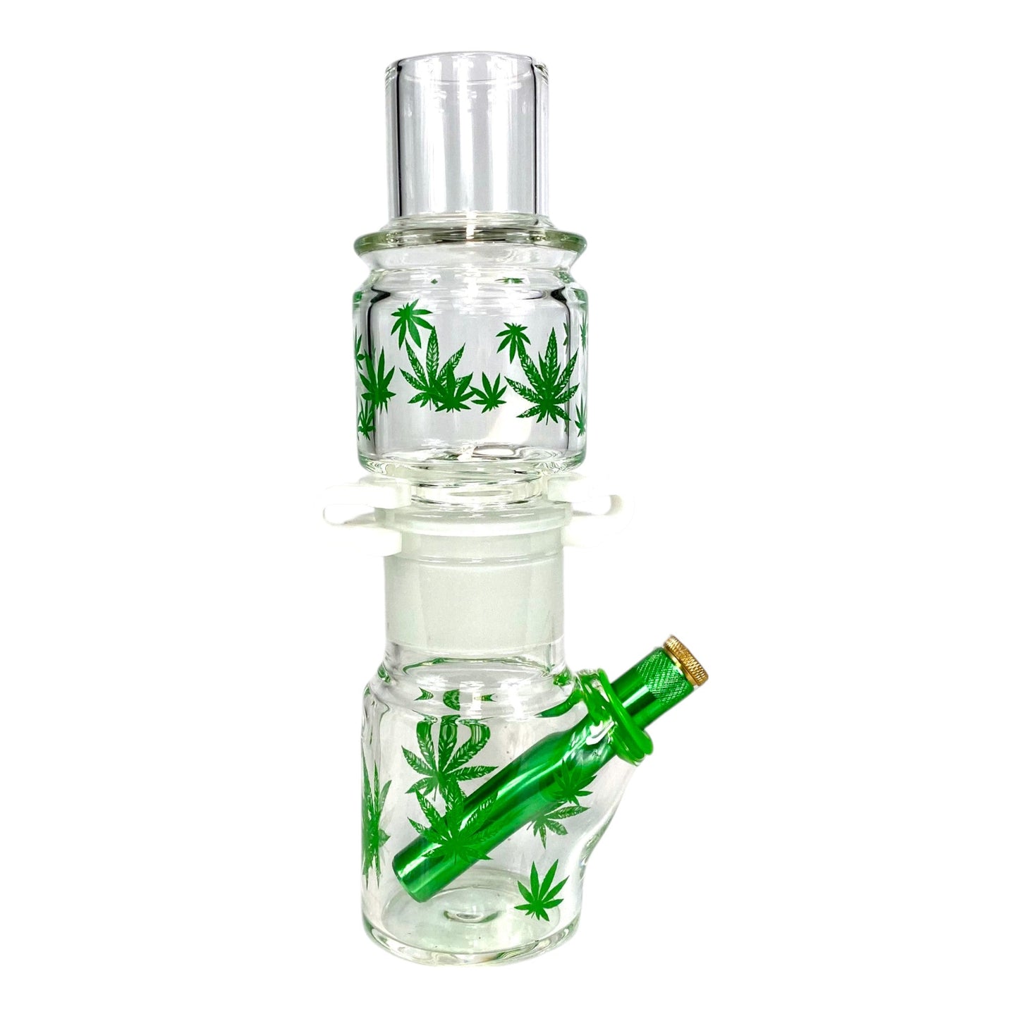 MJ Leaf Detachable Bong 24cm - The Bong Baron