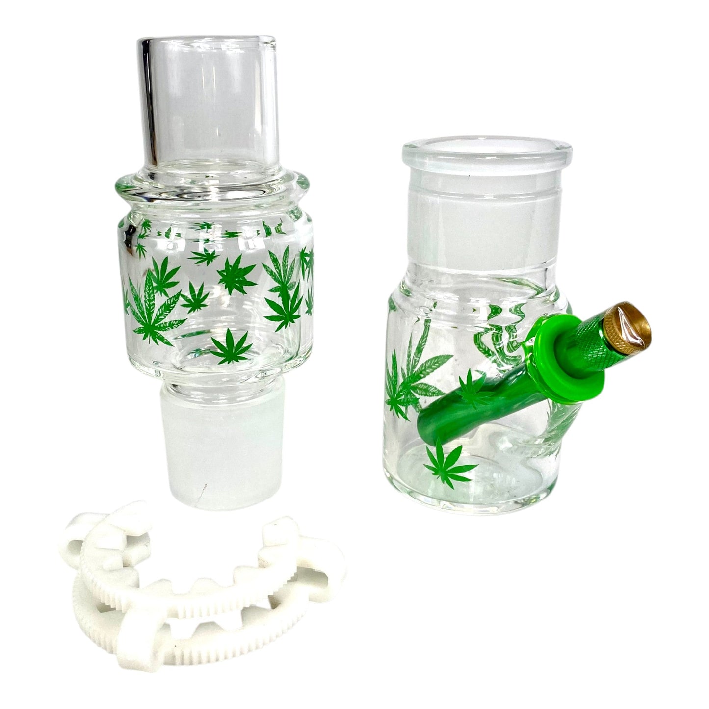 MJ Leaf Detachable Bong 24cm - The Bong Baron