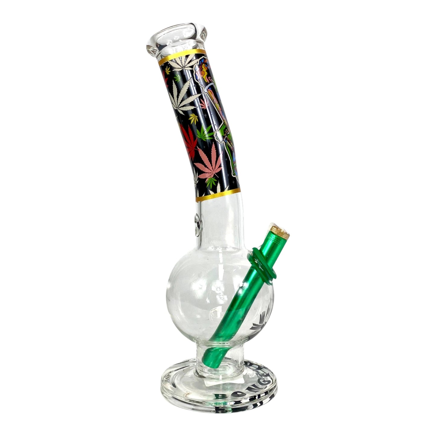 MWP Alien Bongfire Glass Bottom Bonza Bong 28cm - The Bong Baron