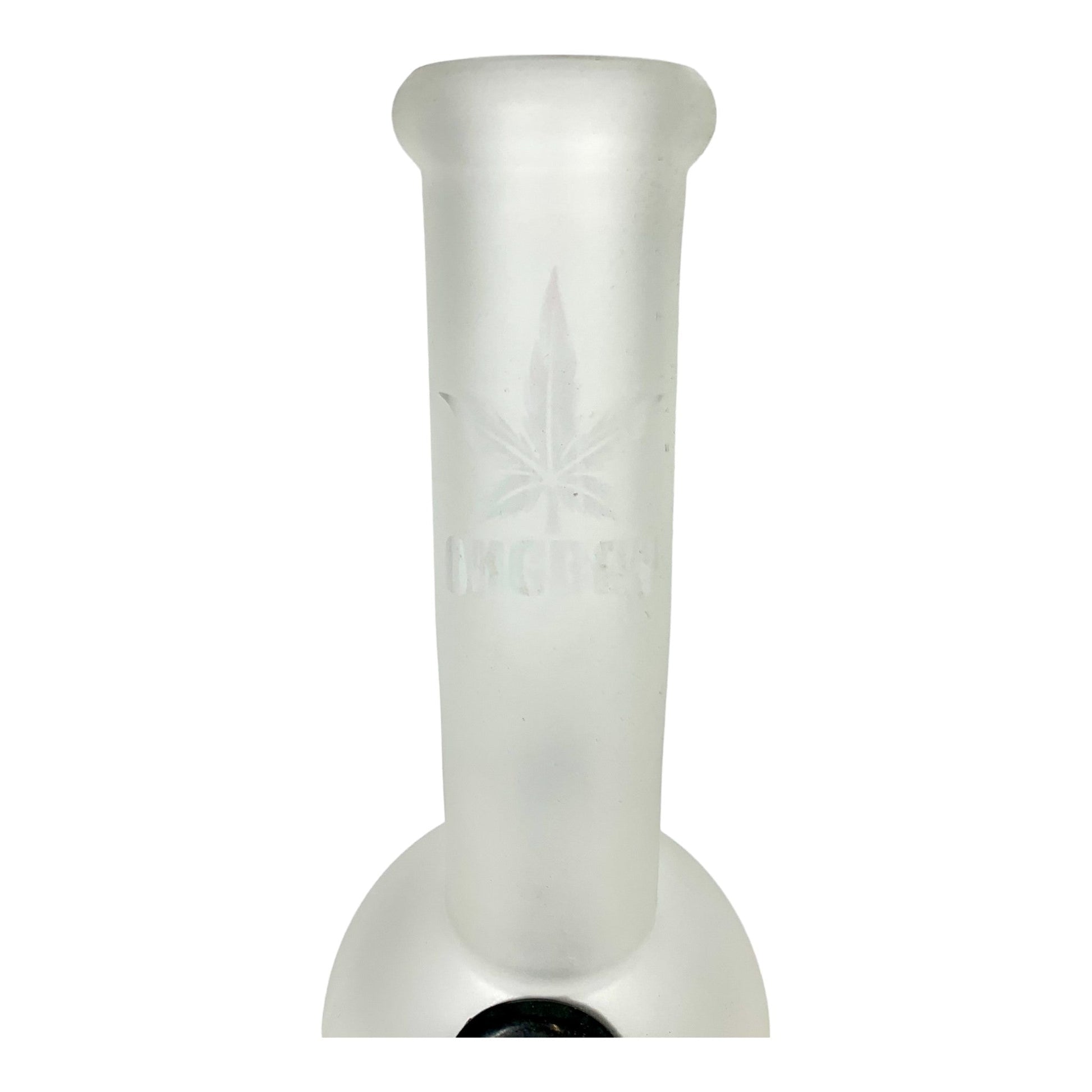 OngBay Frosted Glass Double Chamber Bong 23cm - The Bong Baron