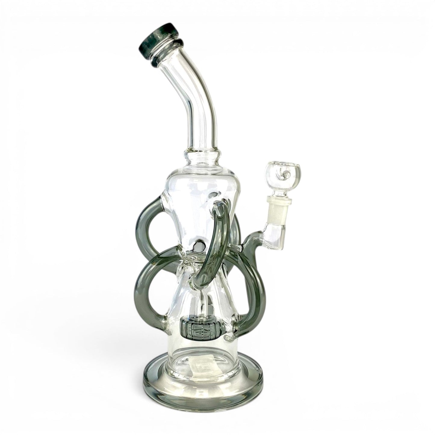 Orbit Drum Recycler Bong 32cm Ash - The Bong Baron