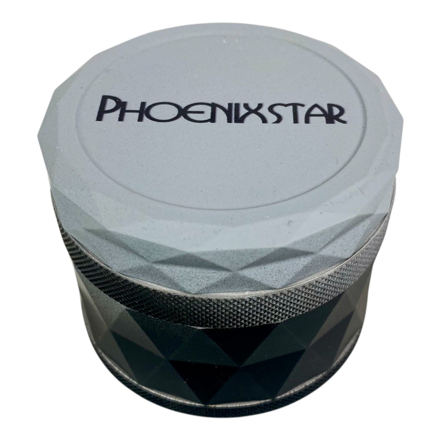 Phoenix 50mm 4 Piece Gradient Herb Grinder – Grey Black - The Bong Baron