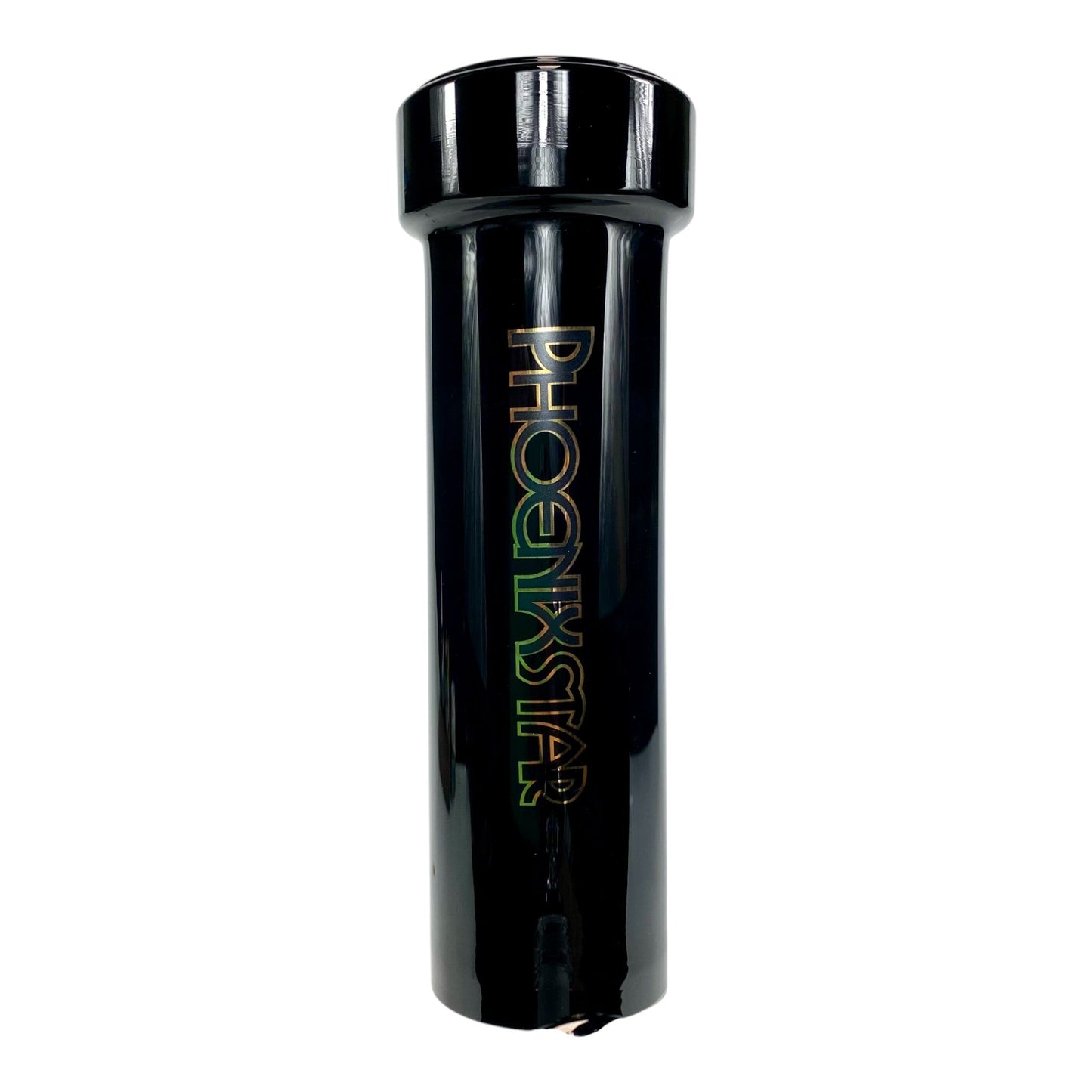 Phoenix 9mm Thick Heavy Duty Beaker Bong 30cm Black - The Bong Baron