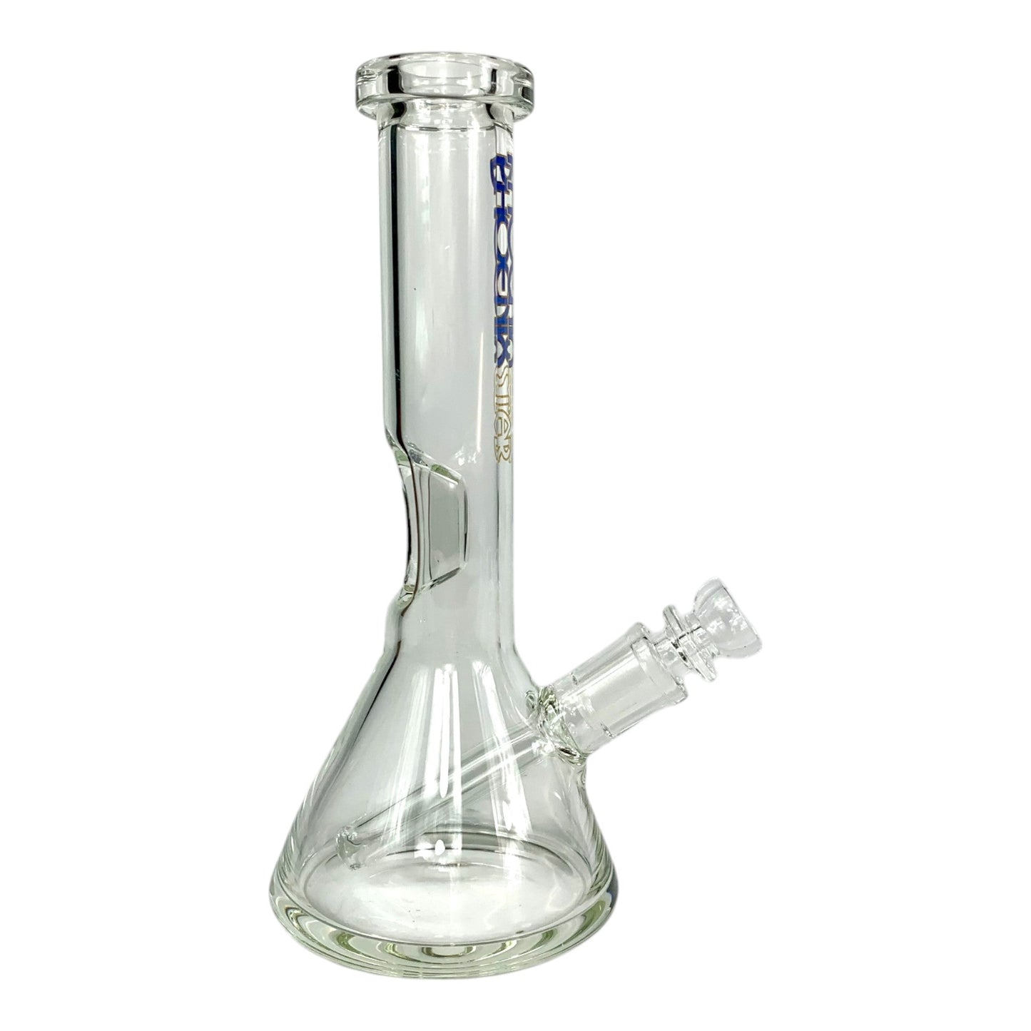 Phoenix Glass Beaker Bong 21cm – Blue - The Bong Baron