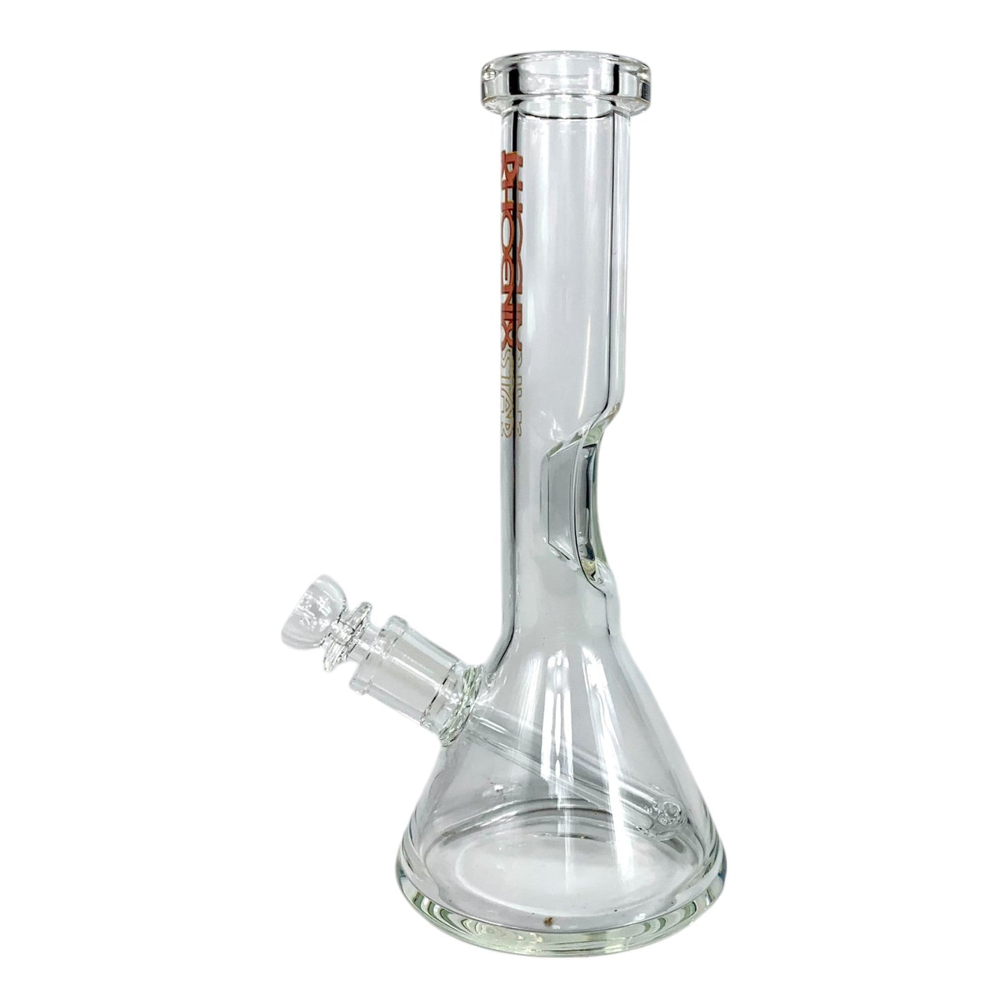 Phoenix Glass Beaker Bong 21cm Red - The Bong Baron