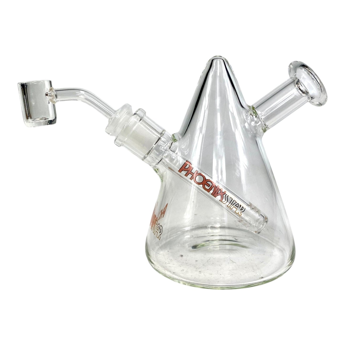 Phoenix Mini Bong and Dab Rig – 13cm Pink - The Bong Baron