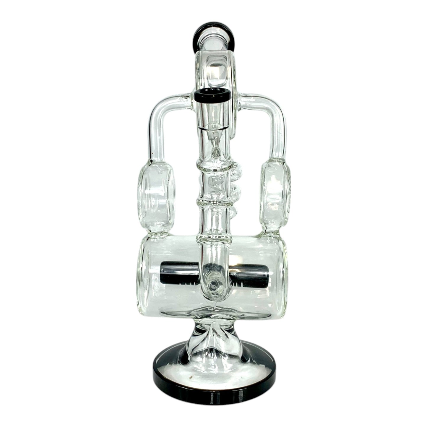 Phoenix Recycler Bong 28cm Black - The Bong Baron