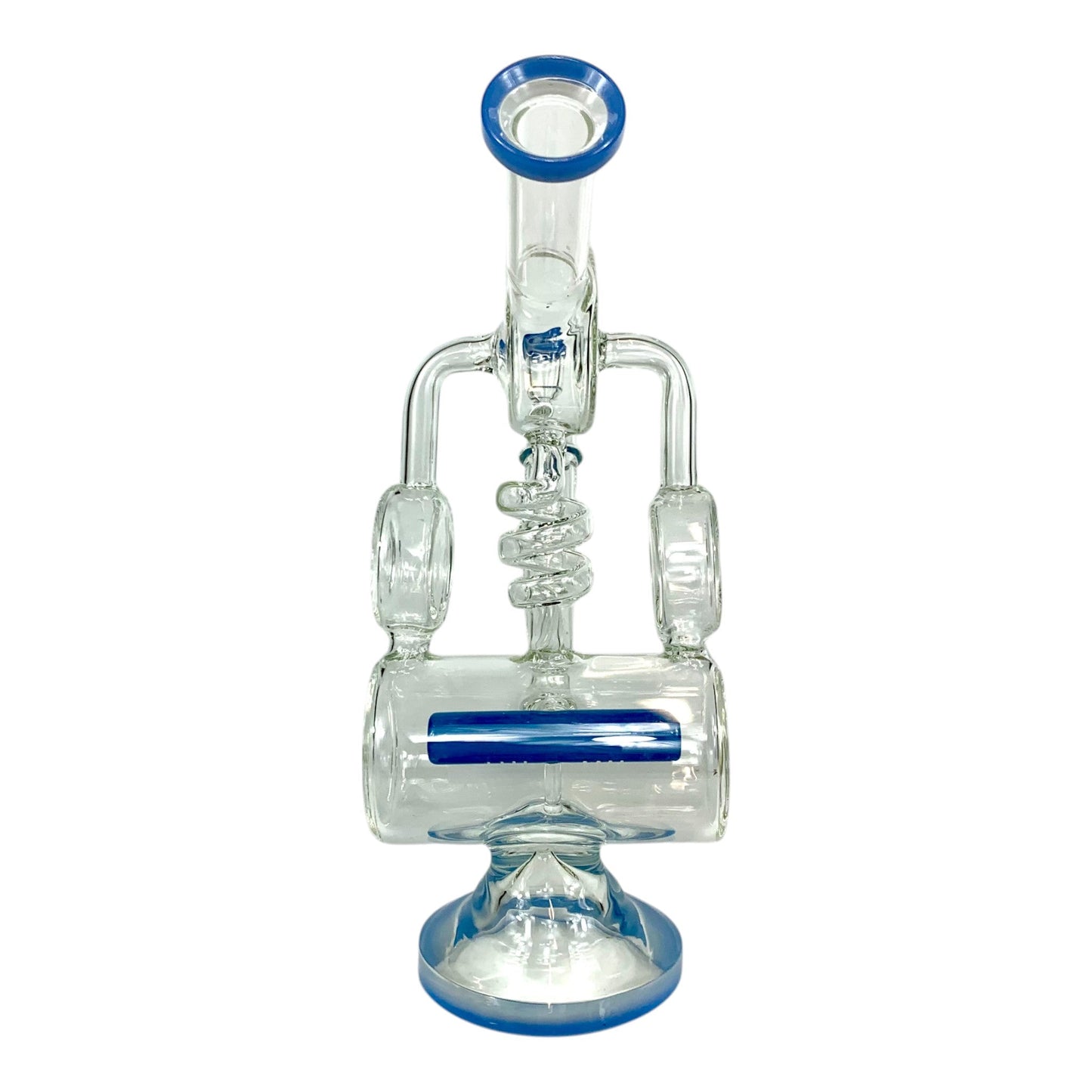 Phoenix Recycler Bong 28cm Blue - The Bong Baron