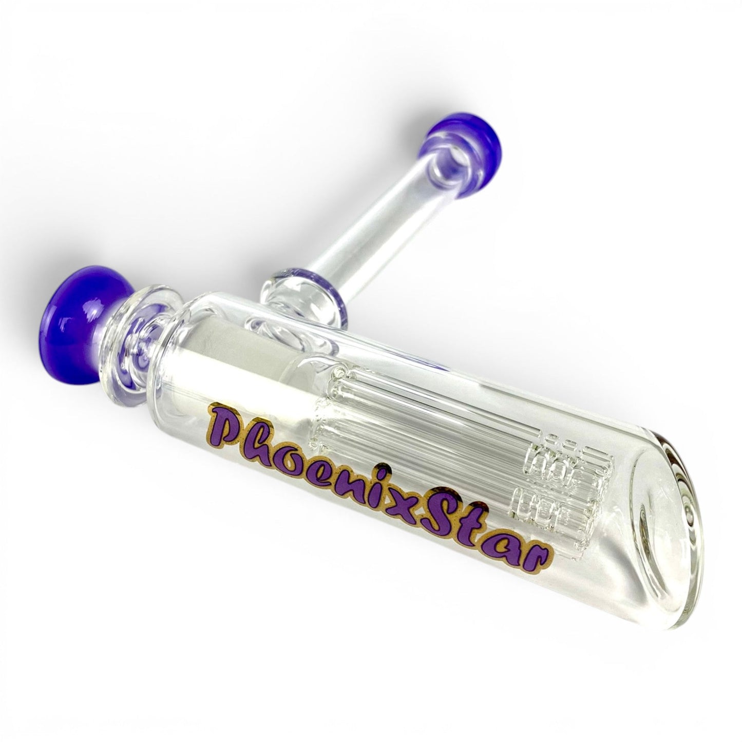 Phoenix Tree Perc Hammer Bubbler Purple 15cm - The Bong Baron