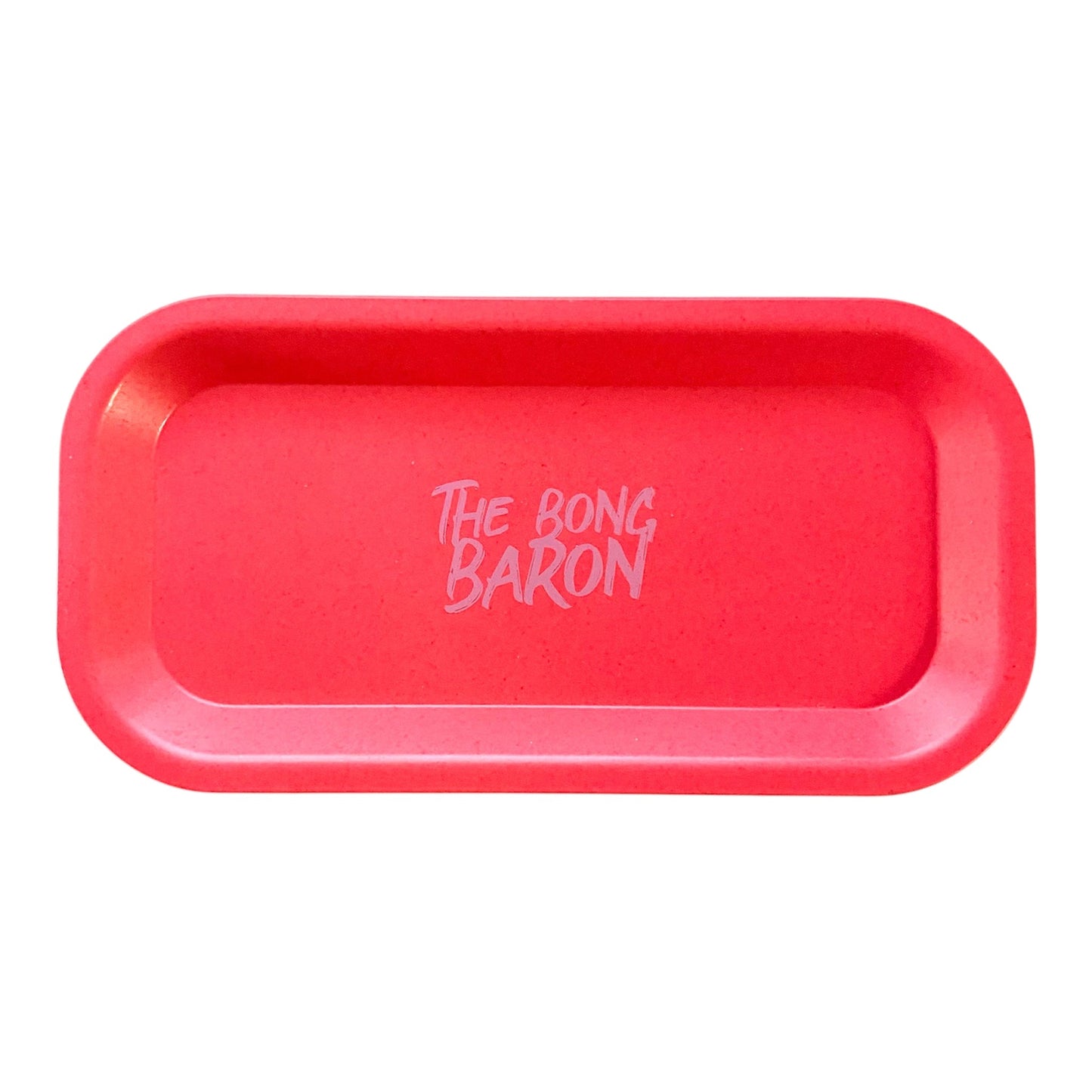 Pink Biodegradable Plant Fiber Rolling Tray 20 x 10cm - The Bong Baron