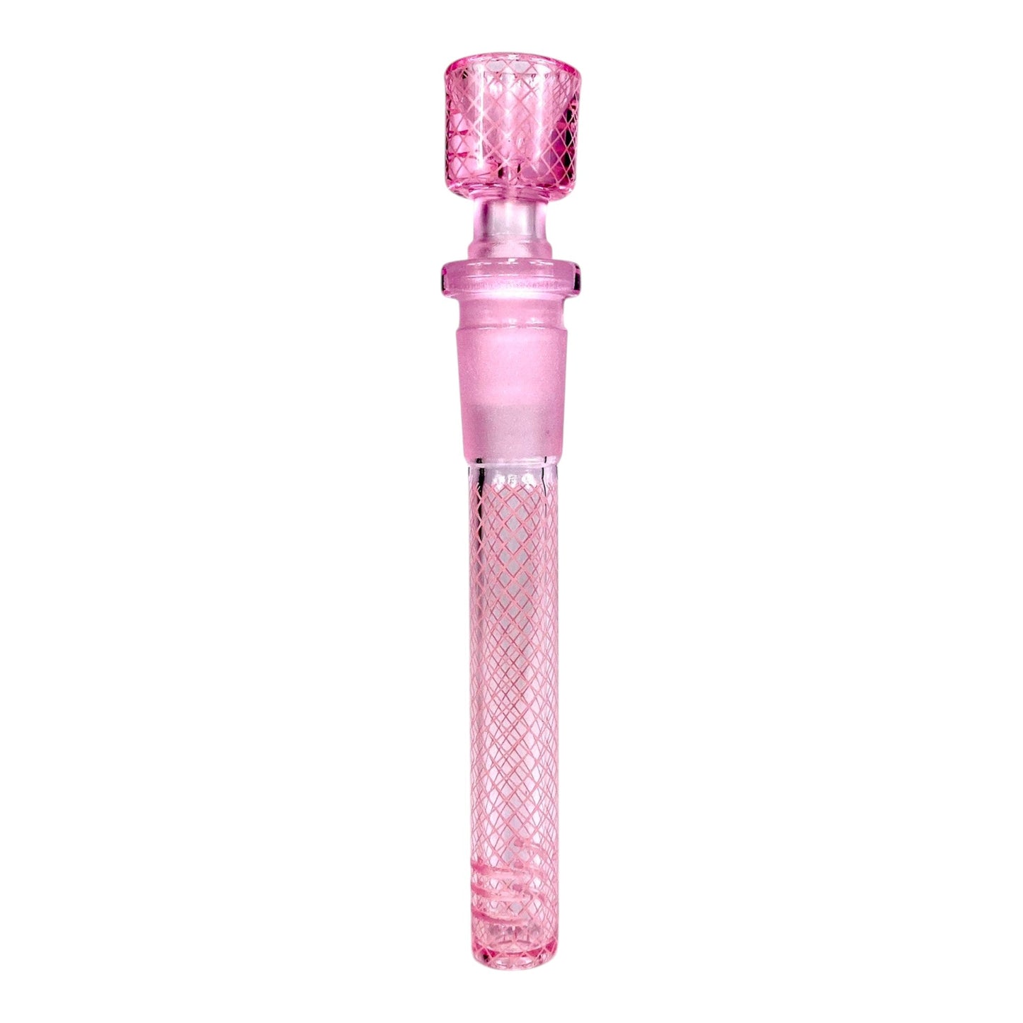 Pink Hose Glass Downstem 18/14mm 11cm - The Bong Baron