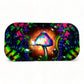 Psychedelic Mushroom 3D Rolling Tray with Magnetic Lid 20cm x10cm - The Bong Baron