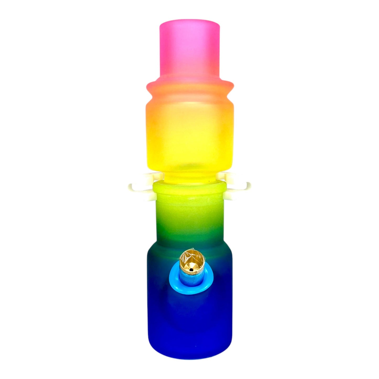 Rainbow Detachable Bong 24cm - The Bong Baron