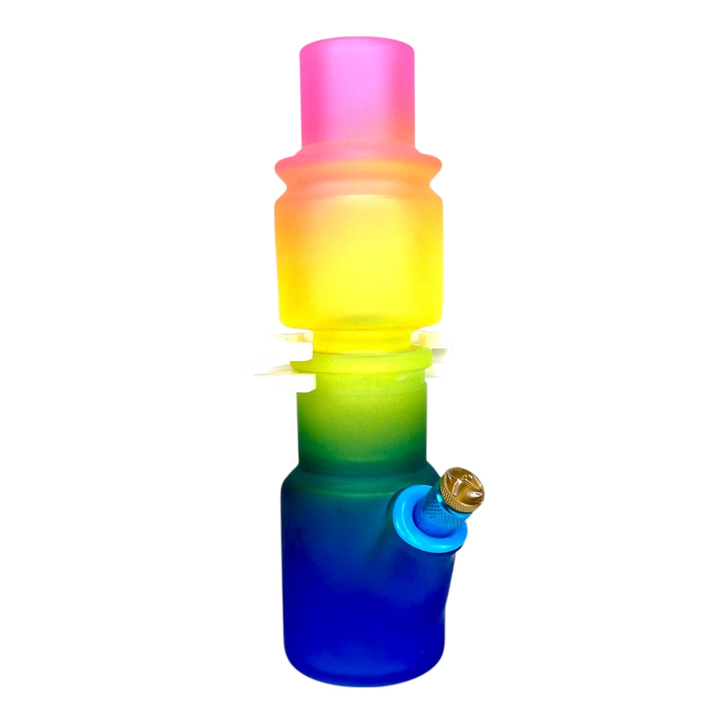 Rainbow Detachable Bong 24cm - The Bong Baron