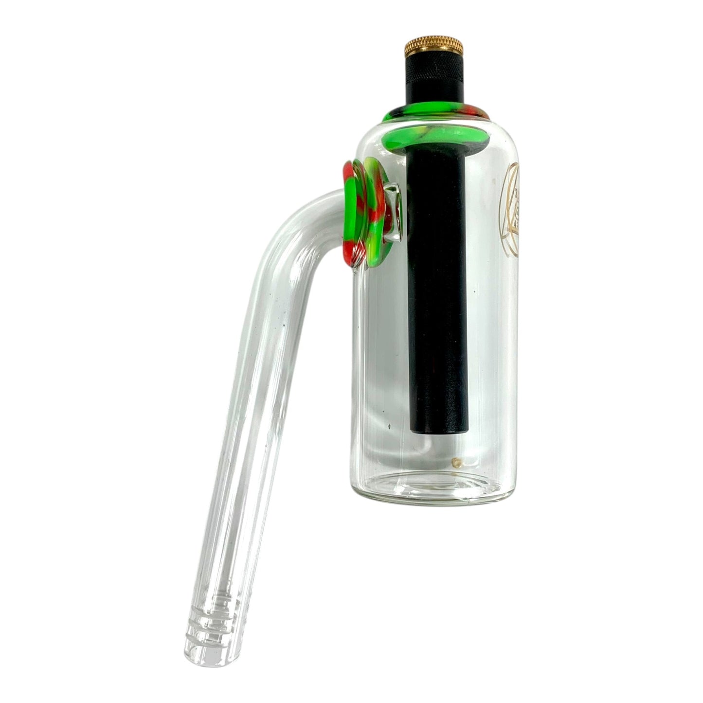 Rasta Ash Catcher Double Chamber 710@420 ( suits gripper style ) - The Bong Baron