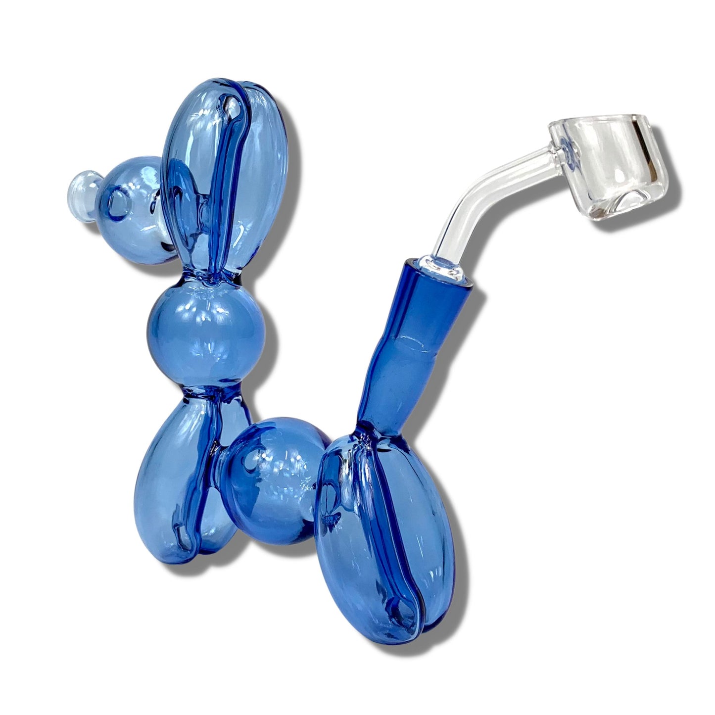 Robot Puppy Dab Rig 22cm Blue Phoenix Glass - The Bong Baron