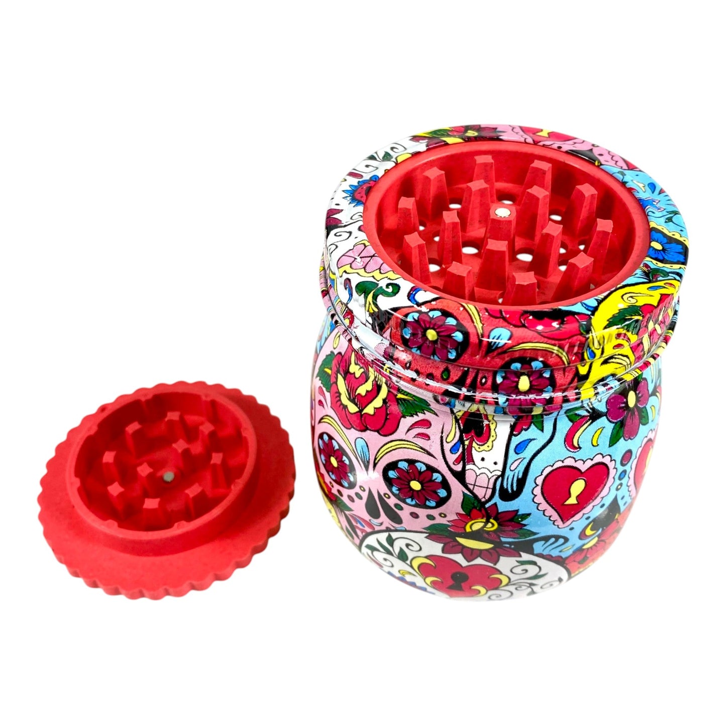 Skull Heart Jar and Herb Grinder - The Bong Baron