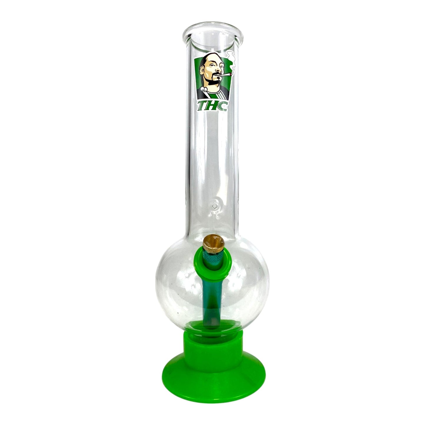Snoop THC Bubble Bong 30cm Green - The Bong Baron