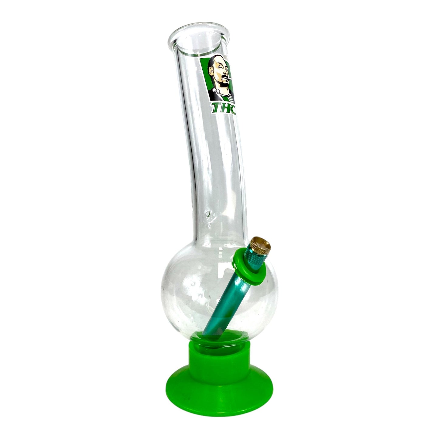 Snoop THC Bubble Bong 30cm Green - The Bong Baron