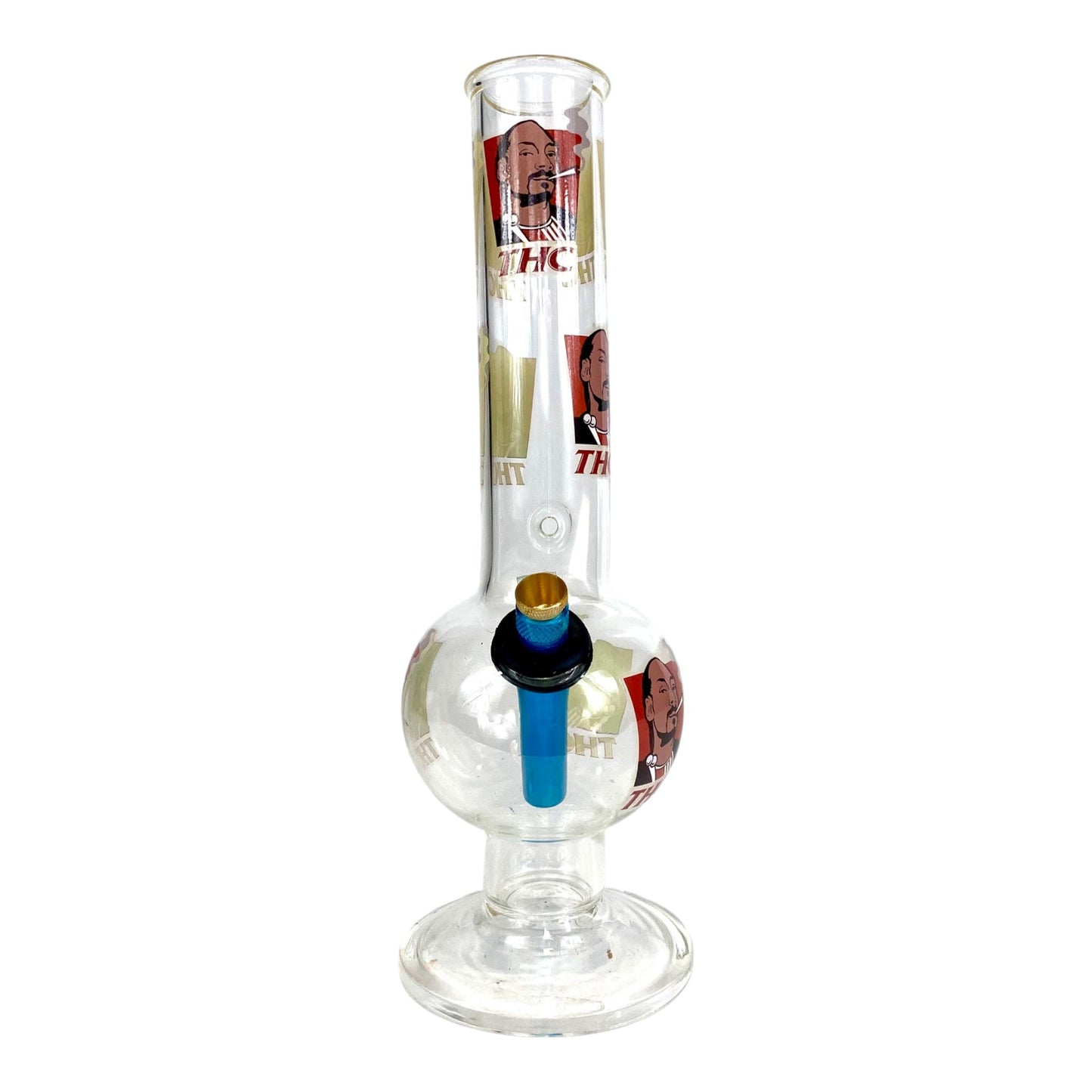 Snoop THC Bubble Bong 30cm Red - The Bong Baron