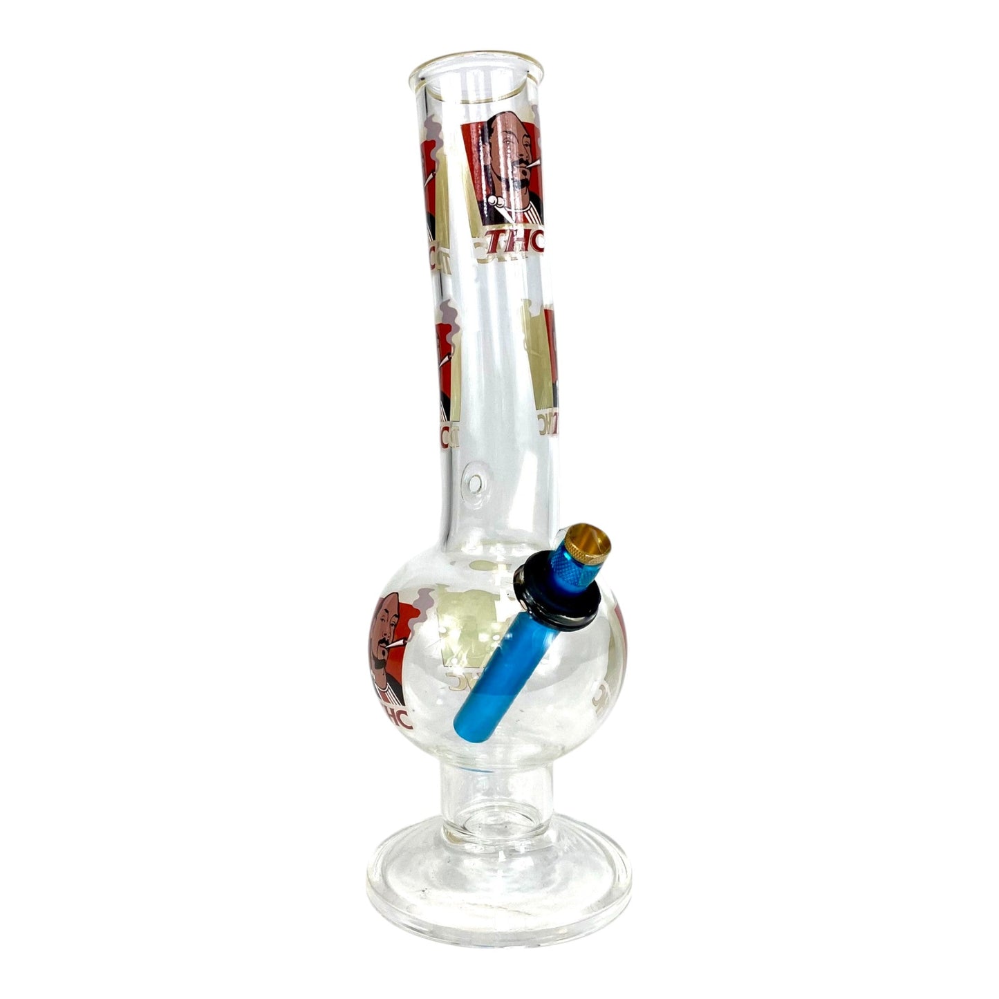 Snoop THC Bubble Bong 30cm Red - The Bong Baron
