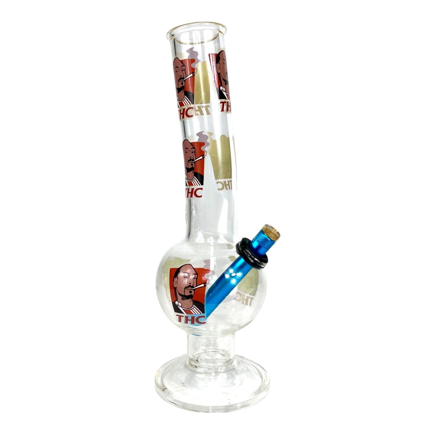 Snoop THC Bubble Bong 30cm Red - The Bong Baron