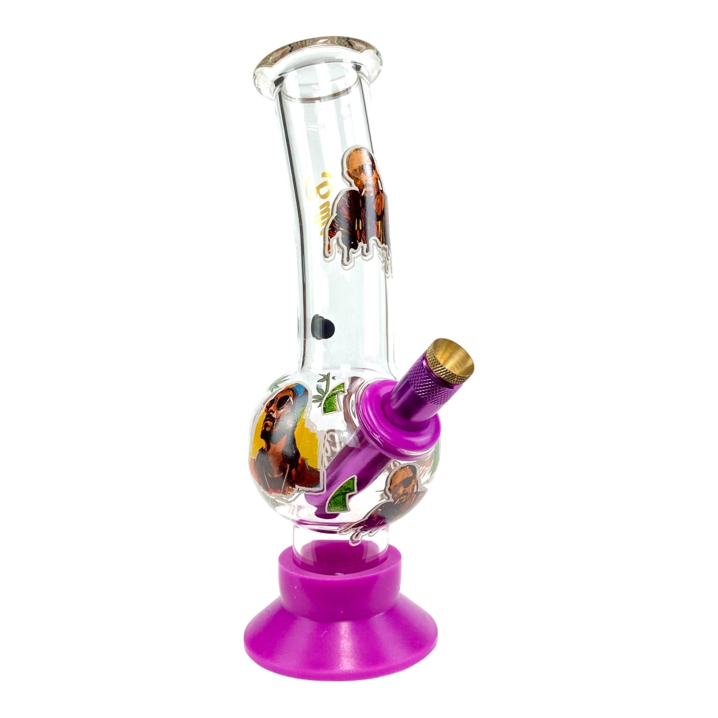 Snoopify Bubble Bong 20cm Purple - The Bong Baron