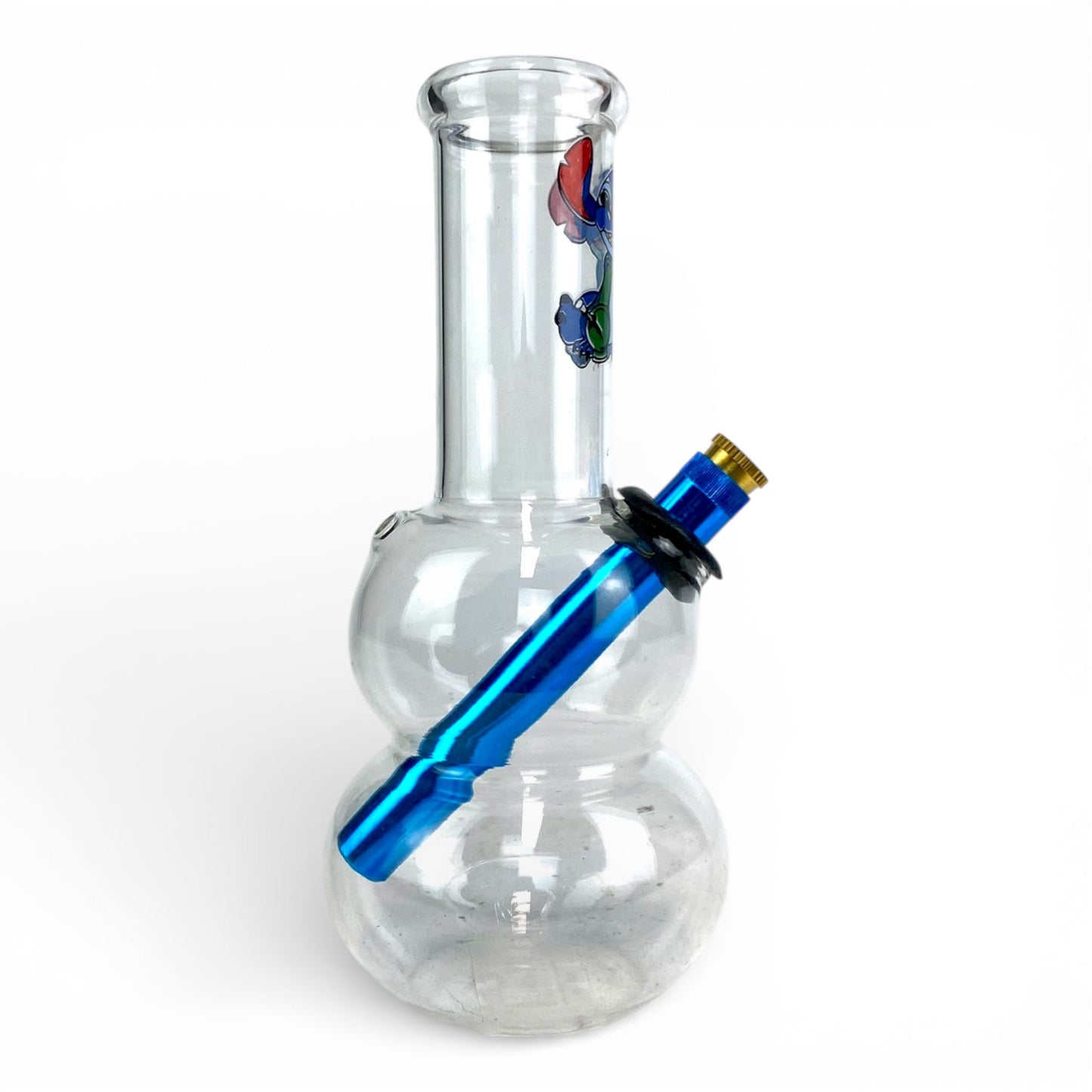Stich Double Bubble Bong 20cm - The Bong Baron