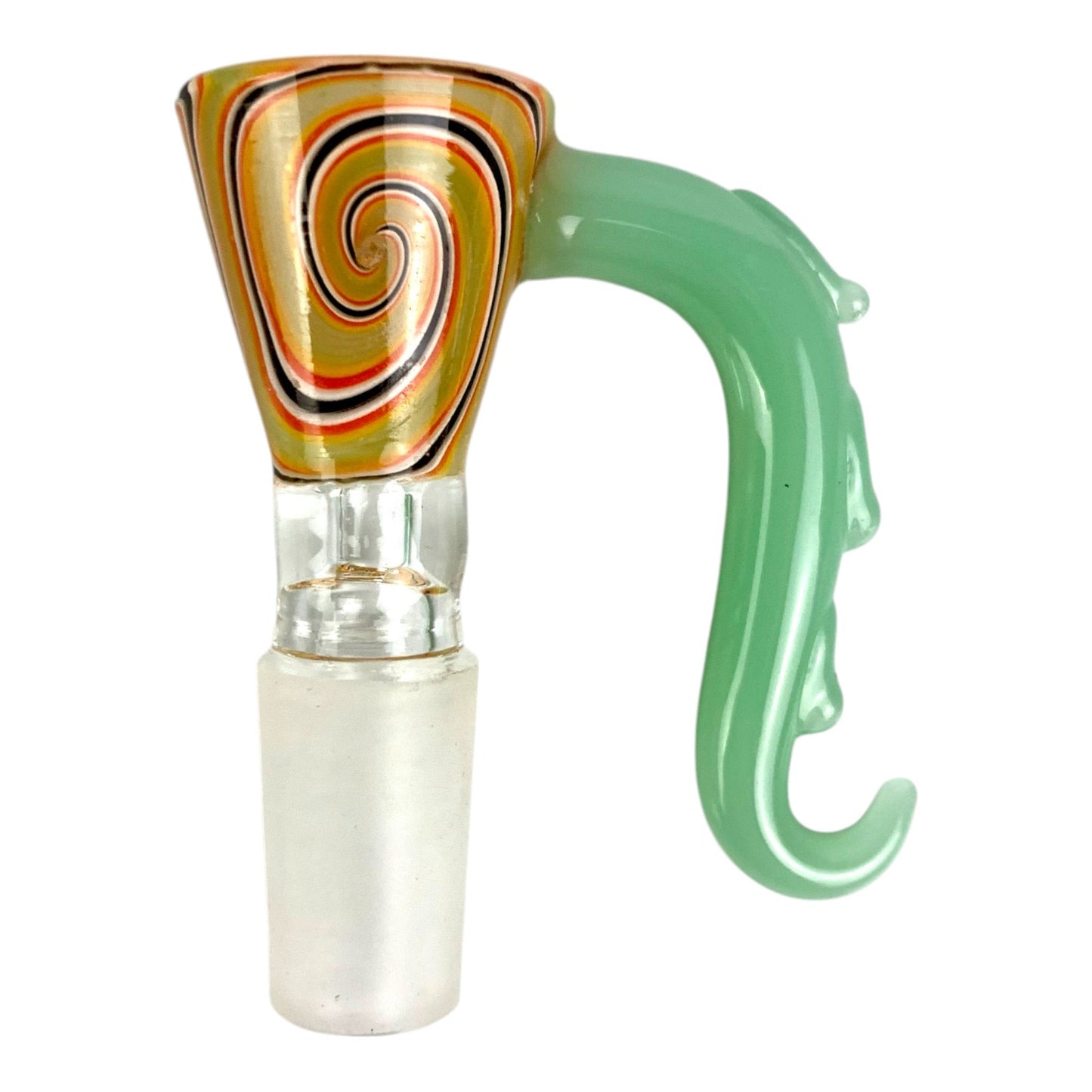 Tentacle Grip Swirl Cone Piece – Green 14mm - The Bong Baron