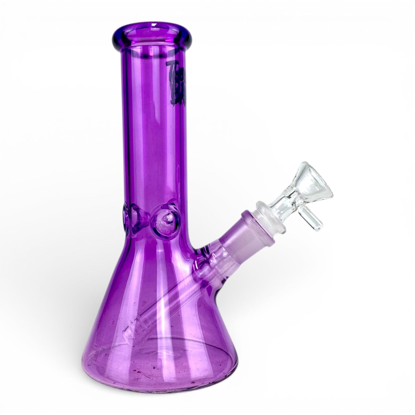 The Bong Baron Beaker Bong 20cm Purple - The Bong Baron