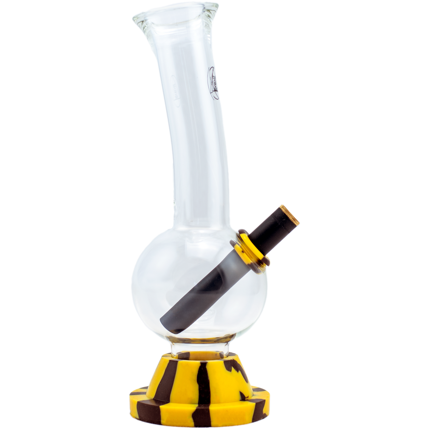 Tiger King Bubble Butt Bong 25cm - The Bong Baron