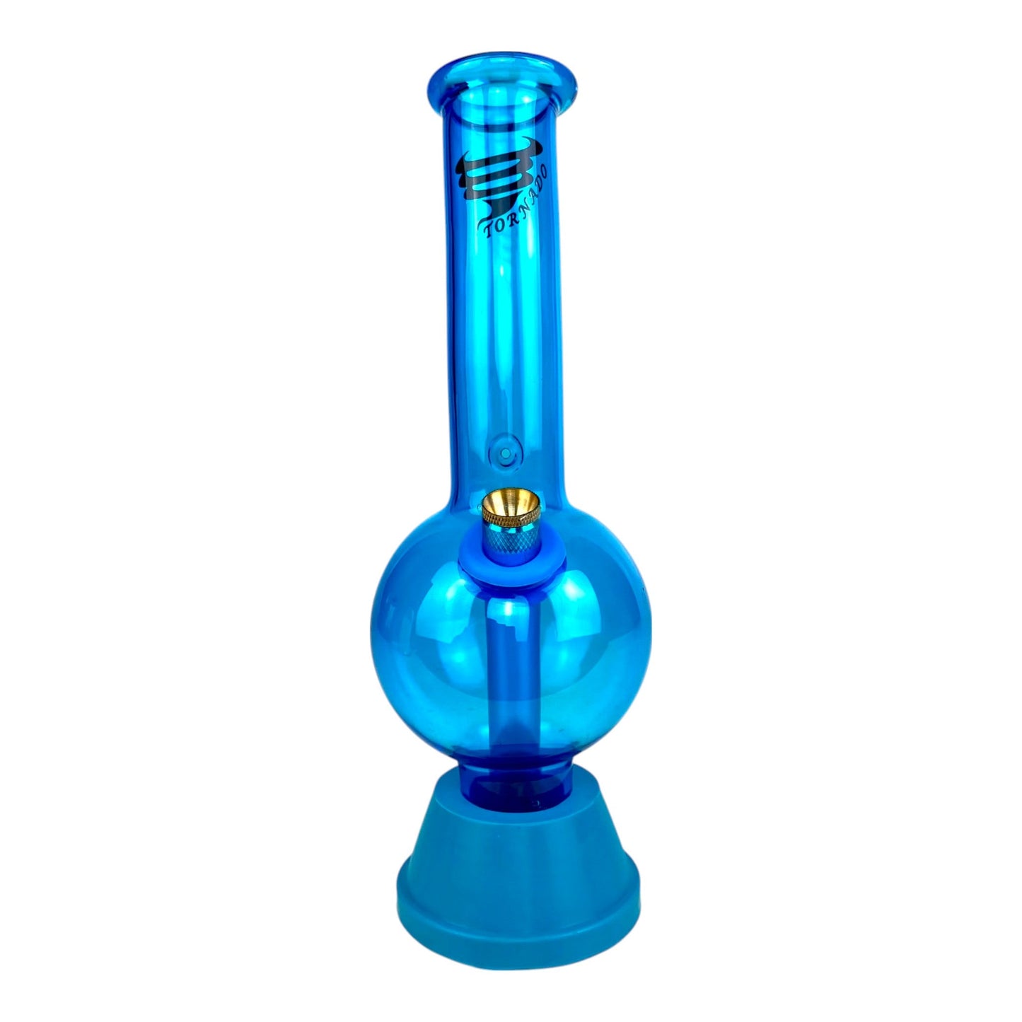 Tornado Bubble Bong 25cm Blue - The Bong Baron