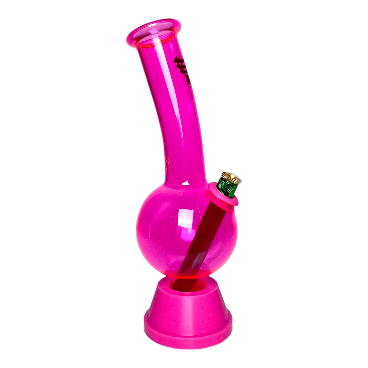 Tornado Bubble Bong 25cm Pink - The Bong Baron