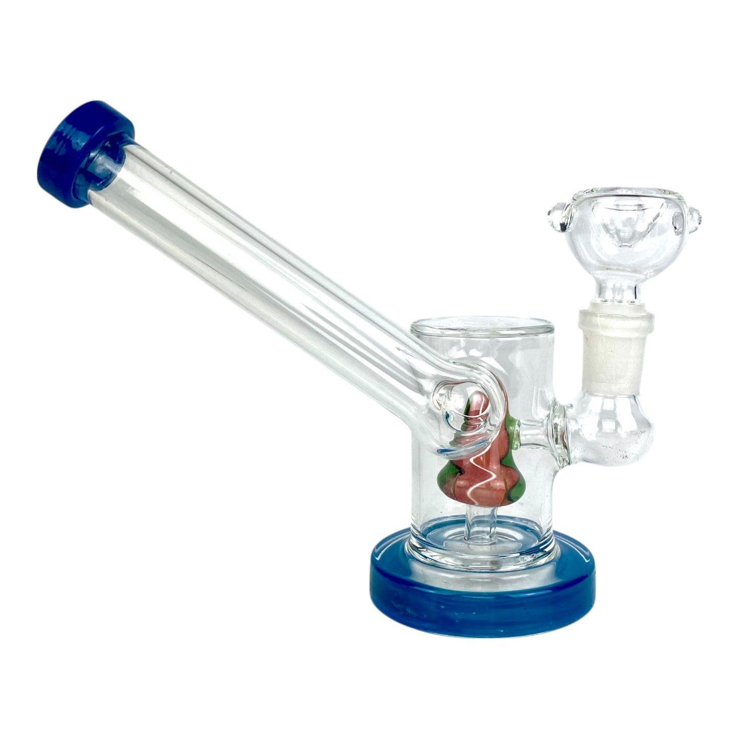 Twisted Perc Prism Dab Rig and Bong 12cm Blue - The Bong Baron