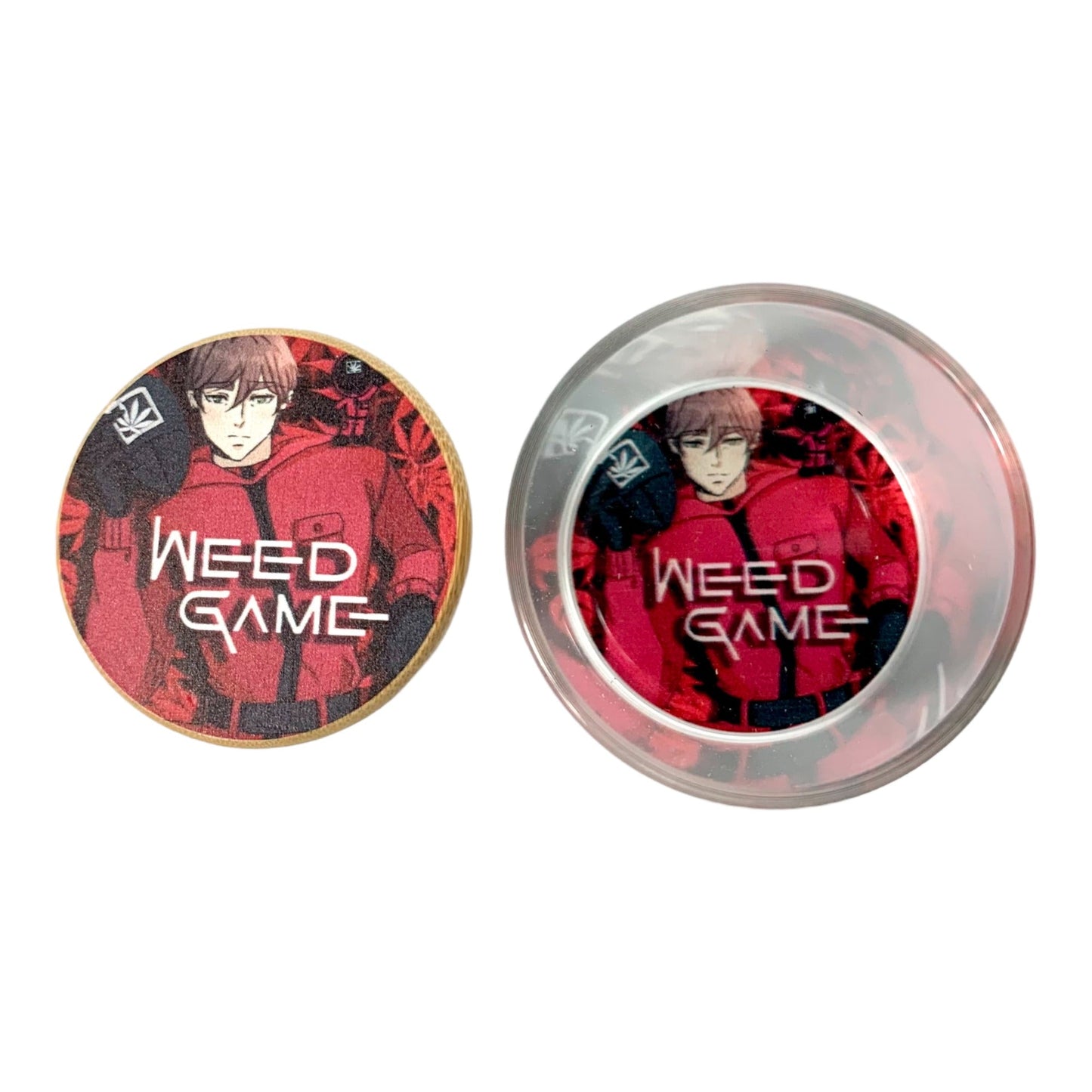 Weed Game Glass Storage Jars 6cm - The Bong Baron