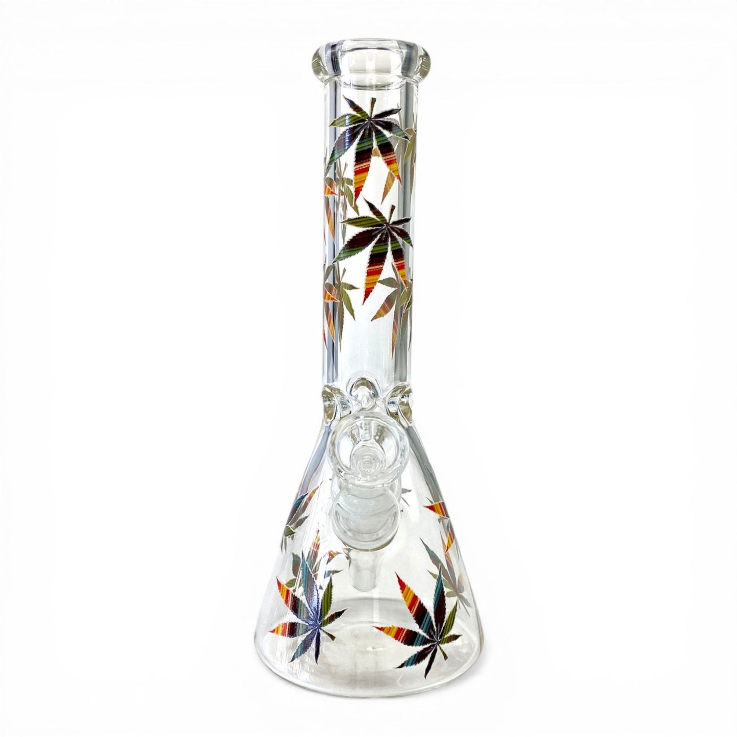 Weed Leaf Beaker Bong 25cm - The Bong Baron
