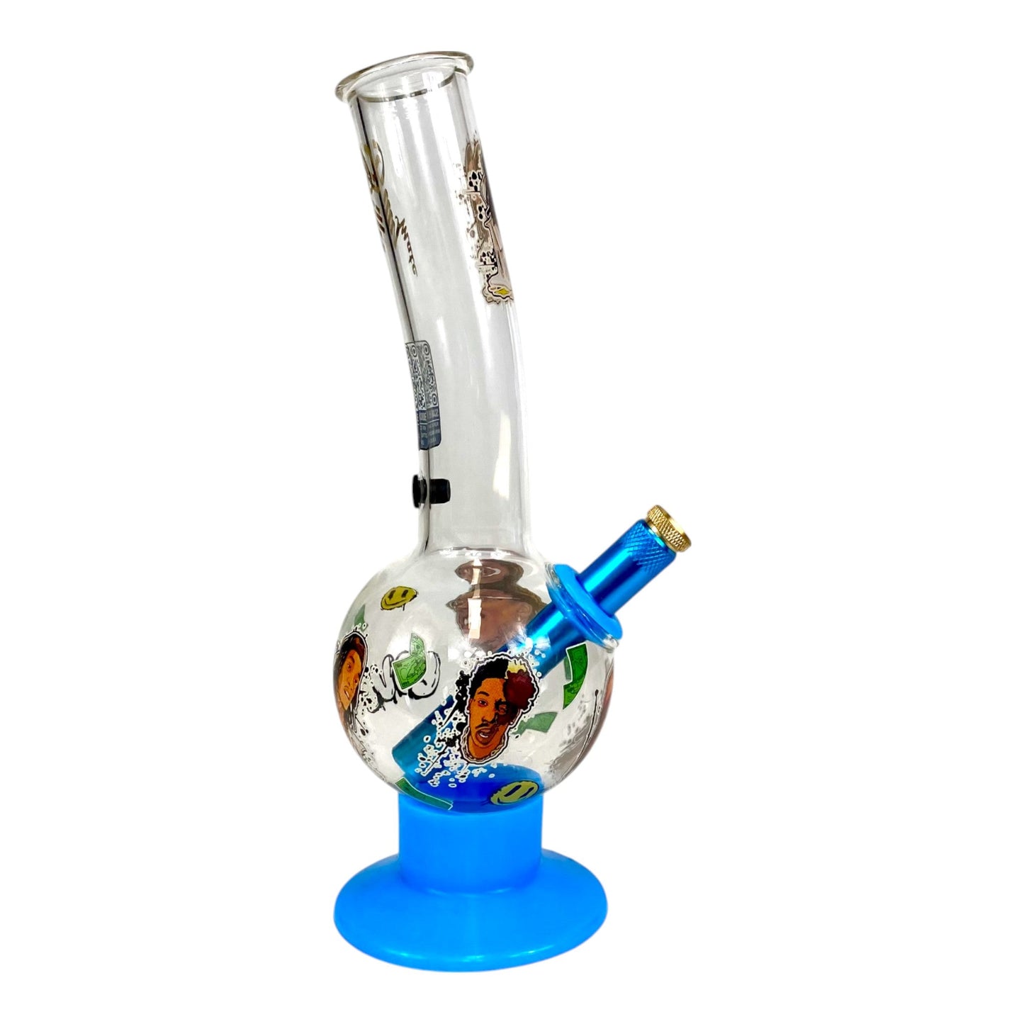 Wiz Khalifa Bubble Bong 25cm Blue - The Bong Baron