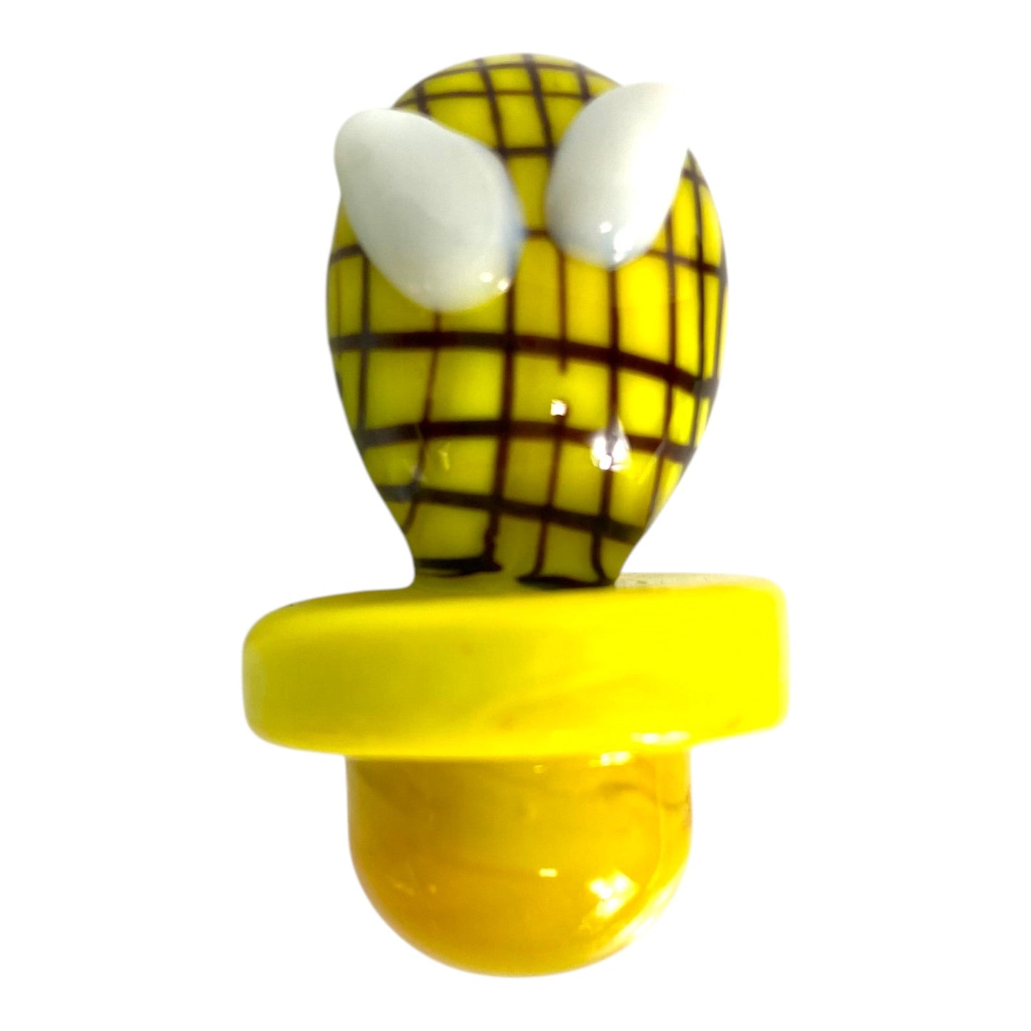 Yellow Spidey Carb Cap - The Bong Baron