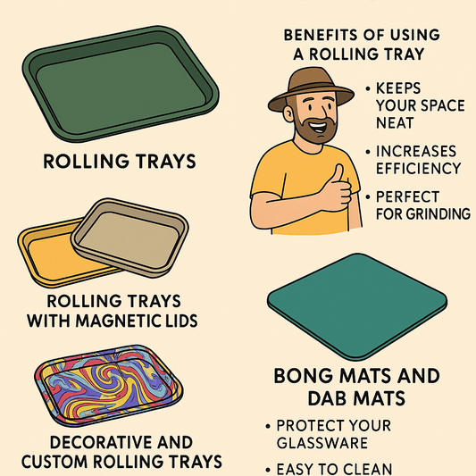 Rolling Trays and Mats: Why Every Smoker Should Own One - The Bong Baron