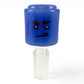 14mm Blue Block Head Cone Piece Assorted Styles - The Bong Baron