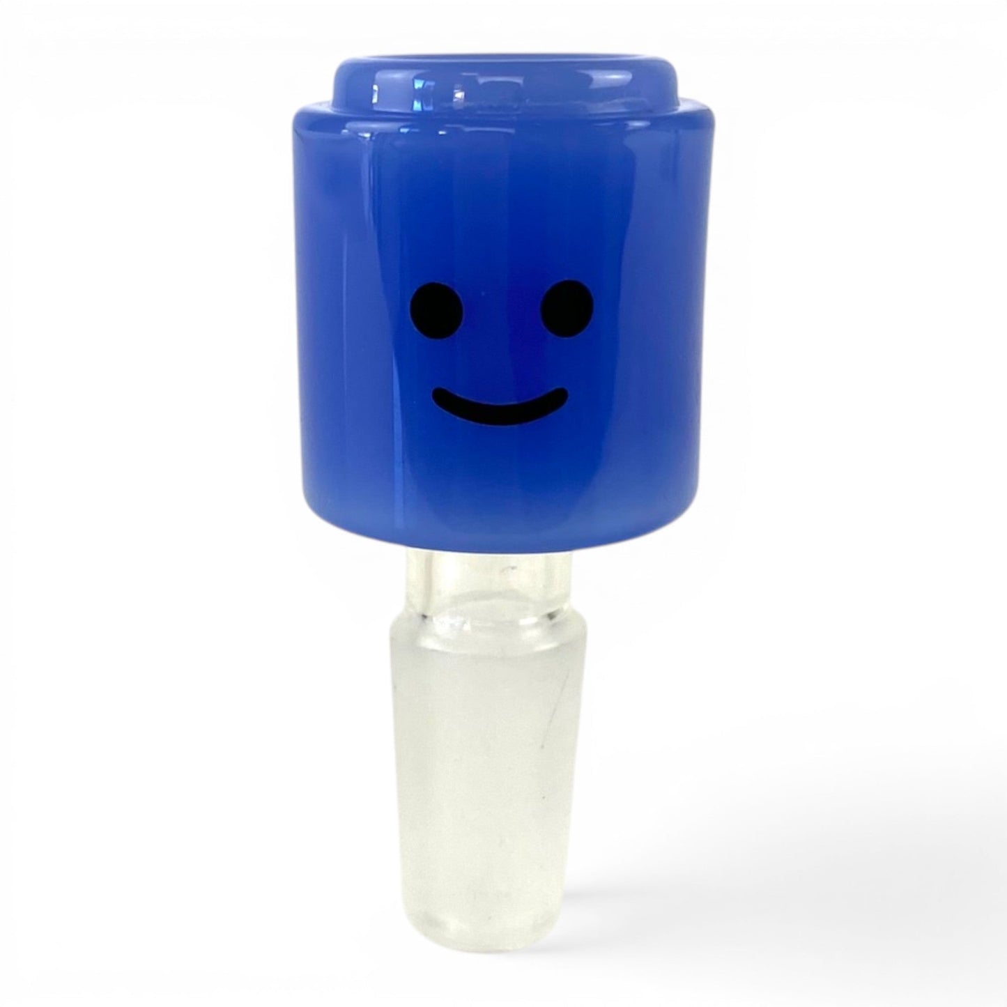 14mm Blue Block Head Cone Piece Assorted Styles - The Bong Baron