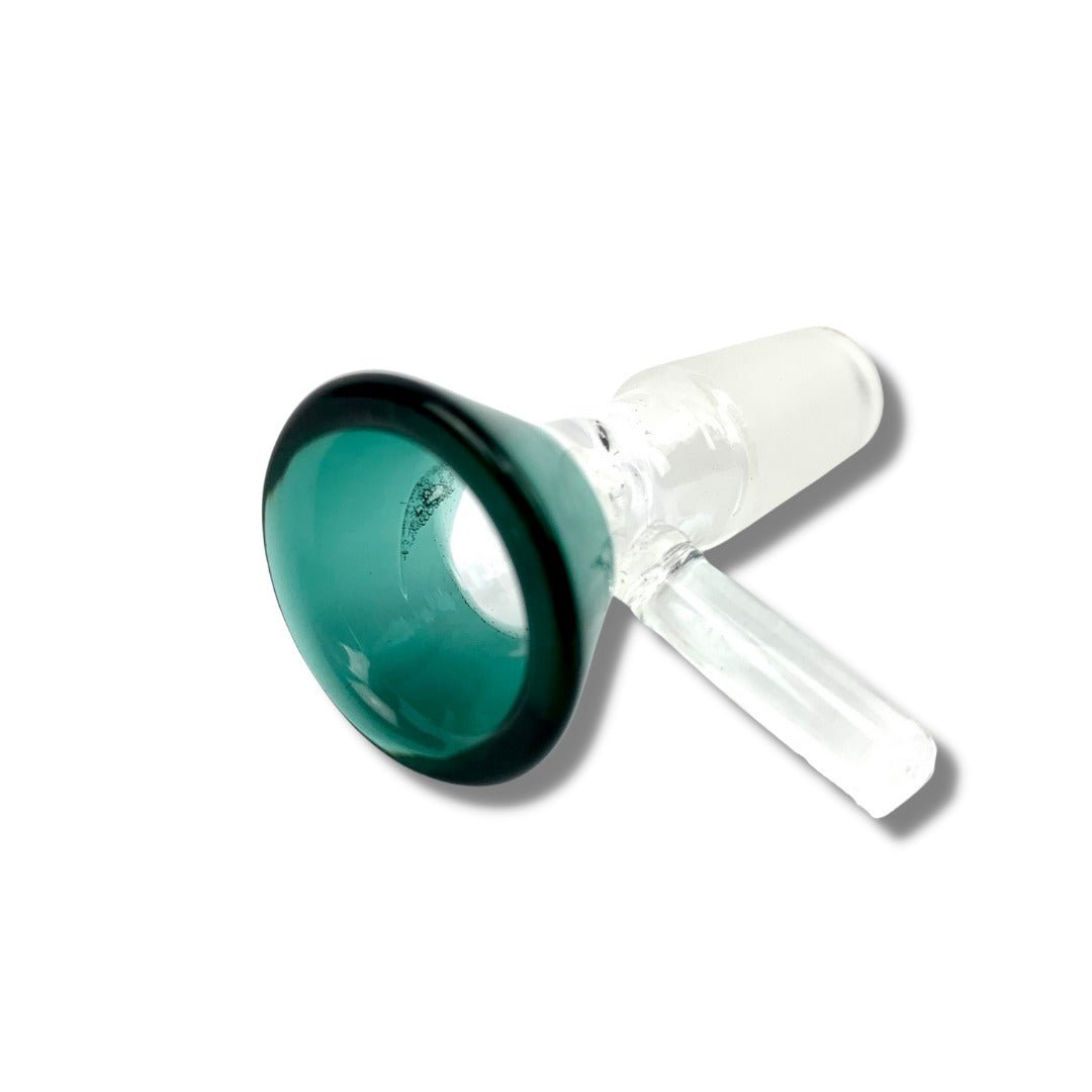 14mm Coloured Top Glass Cone Piece male - The Bong Baron
