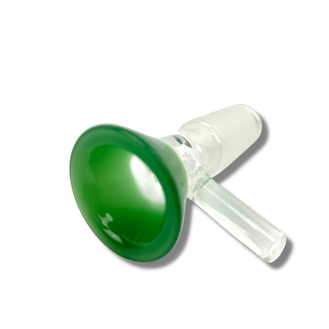 14mm Coloured Top Glass Cone Piece male - The Bong Baron