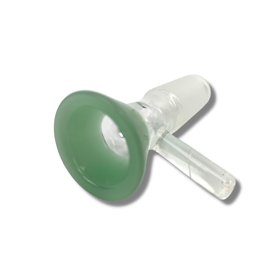 14mm Coloured Top Glass Cone Piece male - The Bong Baron